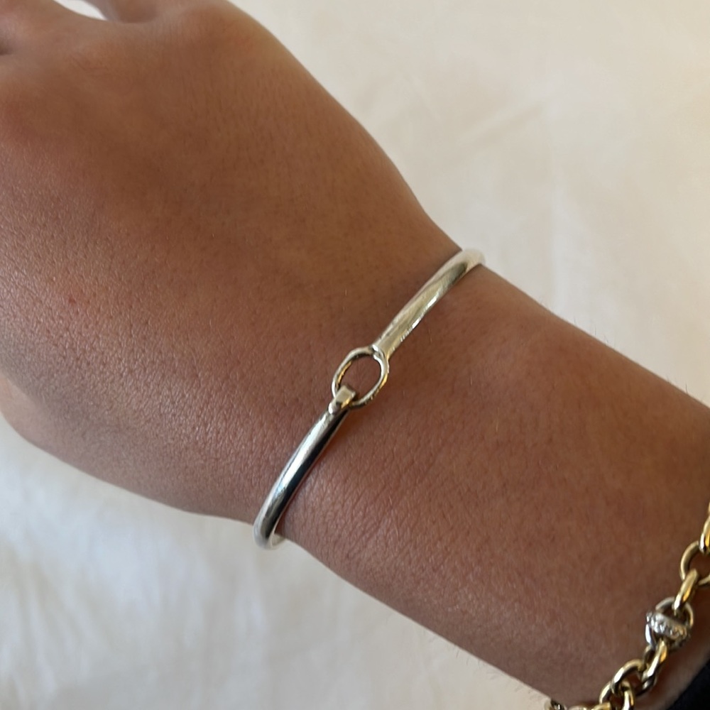 Sterling silver cuff bracelet